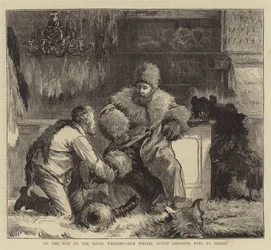 På vej til det kongelige bryllup vælger vores særlige kunstner Pels i Berlin